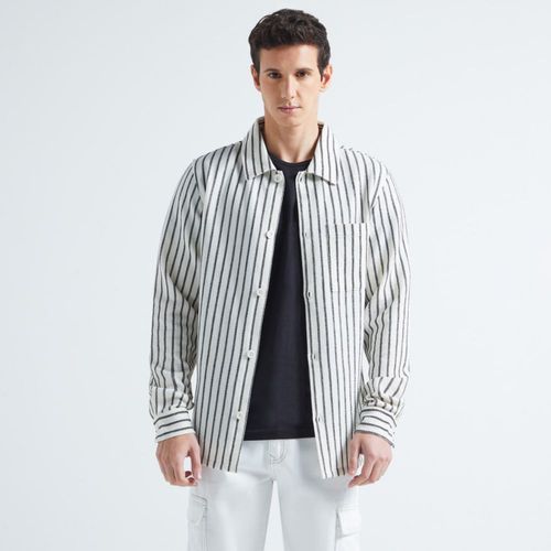 Camisa Hypnotic Manga Larga Stripes Neutrals Hombre NEGRO