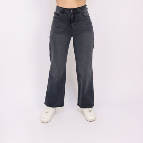 Jean Kayra Poblet Mujer Straight Mfy Crop G GRIS