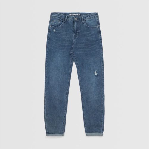 Jean Para Teen Niño Aereal Desgaste Azul