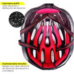 Casco-Ciclismo-Ruta-Bmx-Bicicleta-Mtb-Profesional-Bks-H350-Ruta