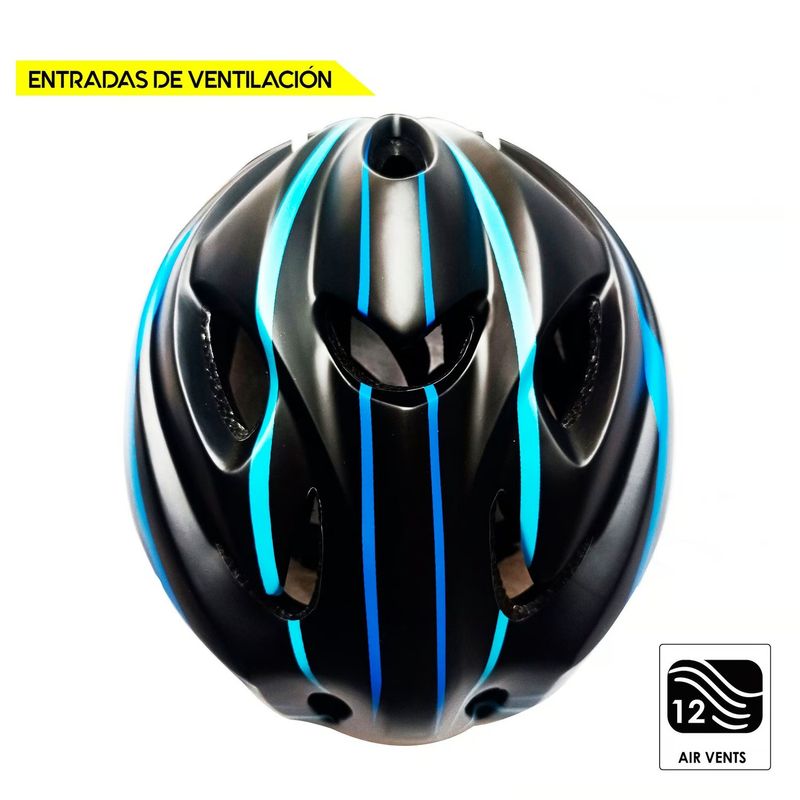 Kit-Ciclismo-Proteccion-Niño-Casco-Rodillera-Codera-Talla-S