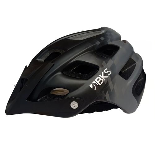 Casco De Bicicleta Para Adultos Mtb Talla M (Negro-Gris)