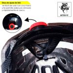 Casco-De-Bicicleta-Para-Adultos-Mtb-Talla-M--Negro-Gris-