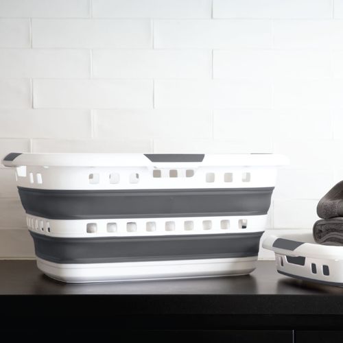 Cesto de ropa plegable 45 litros Casa del Mediterráneo