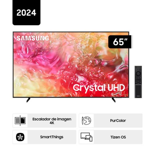 Televisor Samsung UN65DU7000GXPE 65'' Crystal UHD DU7000 4K Tizen OS Smart TV (2024)