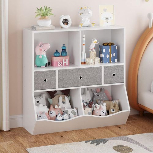 Estante para Niño Moderno Blanco 93cm