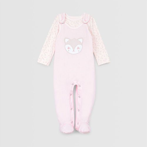 Conjunto Para Bebe Niña Baby Circus Overall Plush ROSAD