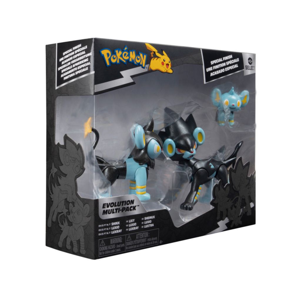 Figura Pack X3 Pokemon Evolucion Shinx - Shopstar