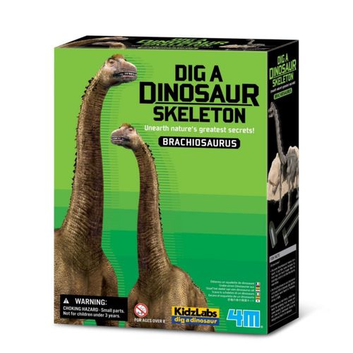Juego De Mesa 4M Excava Y Arma Un Esqueleto De Brachiosaurio