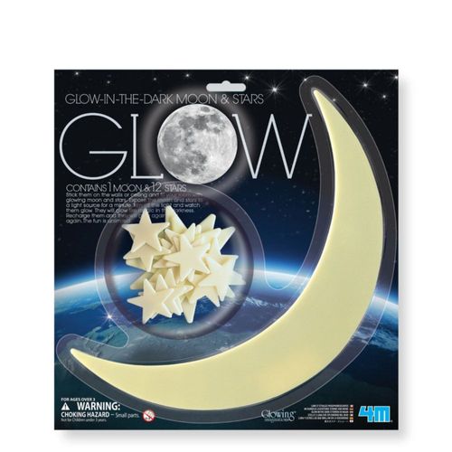 Juego De Mesa 4M Luna Y Estrellas Brilla En La Oscuridad