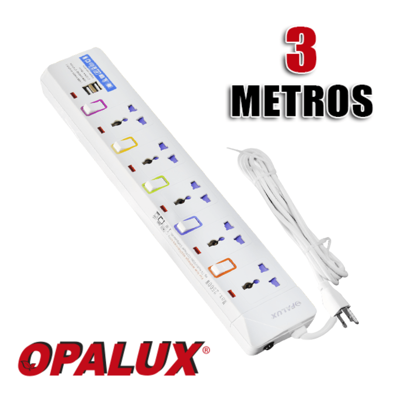 Supresor-de-5-Picos-2-USB-Opalux-3-Mts-Con-Switch-Reset