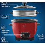 COMBO-OSTER-LICUADORA-550-W-VASO-REFRACTARIO---OLLA-ARROCERA-18-LT-CON-VAPORERA-