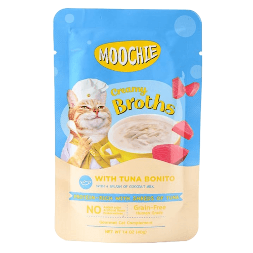 Moochie Caldo cremoso de Atún Bonito 40g