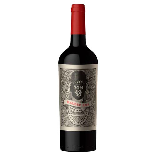 VINO HUENTALA GRAN SOMBRERO MALBEC 750ML