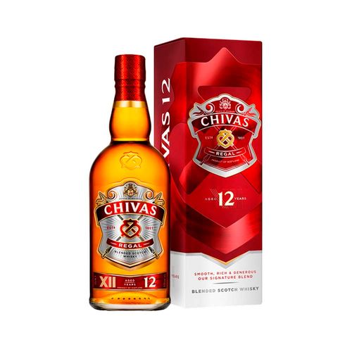 WHISKY CHIVAS REGAL 12 AÑOS