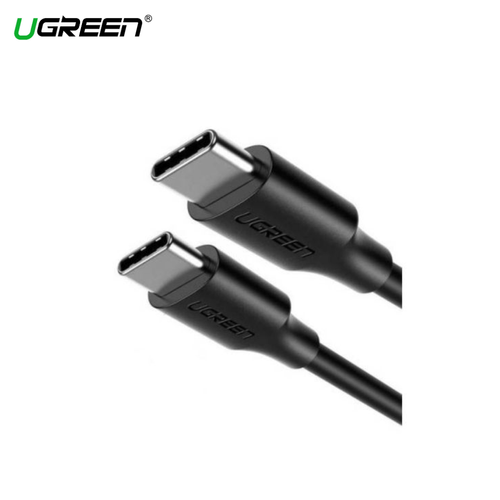 Ugreen Cable USB 2.0 Tipo C a Tipo C Niquelado 1m (Negro)