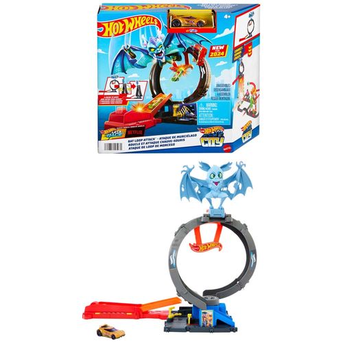 Pista de Juguete HOT WHEELS HTN78 Ataque de Murciélago