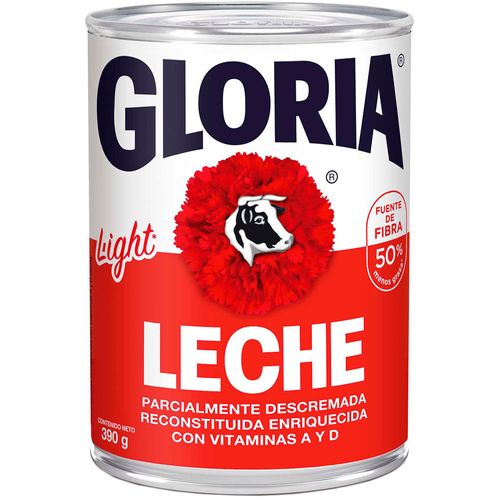 Leche Light GLORIA Lata 390g