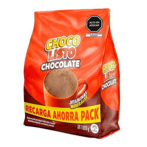 Bebida Fortificante CHOCOLISTO Chocolate Bolsa 1Kg