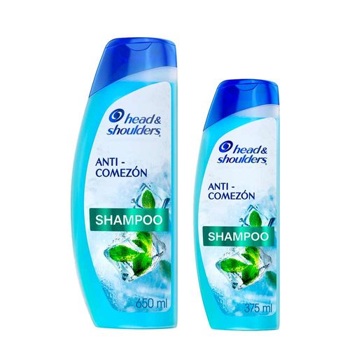 Pack Shampoo Head & Shoulders Anti-Comezon Frasco 650ml + Shampoo Head & Shoulders Anti-Comezon Frasco 375ml