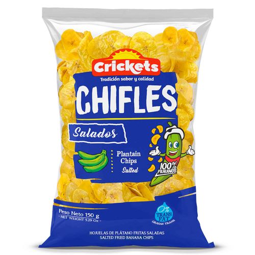 Chifle Salado CRICKETS Bolsa 150g