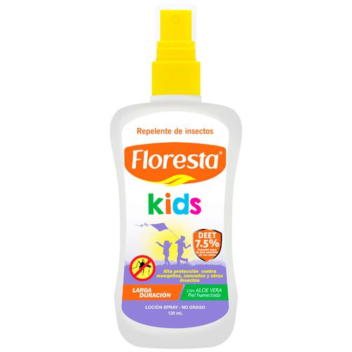 Repelente de Insectos FLORESTA Kids Loción Frasco 120ml