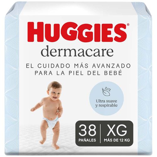 Pañal HUGGIES Dermacare Talla XG Paquete 38un