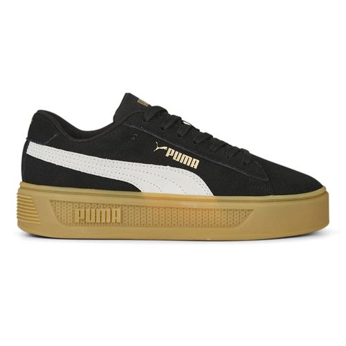 Zapatillas Urbanas Puma Para Mujer 391942 02 Smash Platform V3 Sd Negro