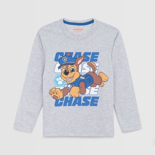 Polo Para Niño Paw Patrol Basico Chase Gris Melange