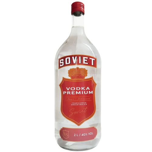 Vodka SOVIET Premium Botella 2L