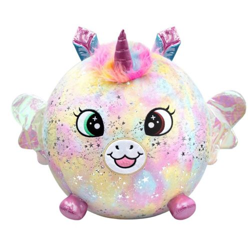 Peluche Biggies Shiny Corns Rainbow Unicorn