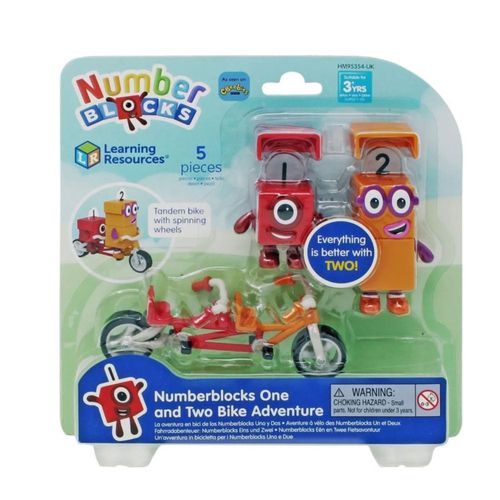 Figuras De Aprendizaje Numberblocks 1 Y 2 Aventura En Bicicleta