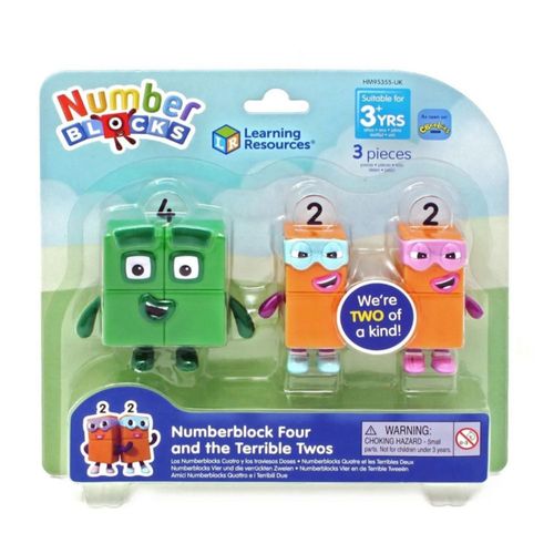 Figuras De Aprendizaje Numberblocks 4 Y Los Terribles 2