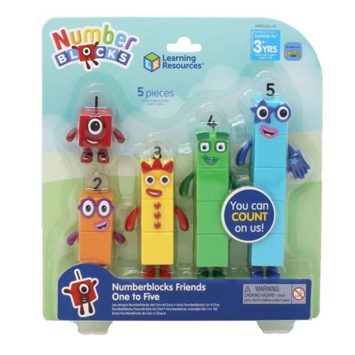 Figuras De Aprendizaje Numberblocks Amigos 1 A 5