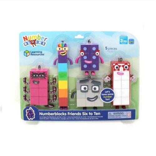 Figuras De Aprendizaje Numberblocks 6 A 10