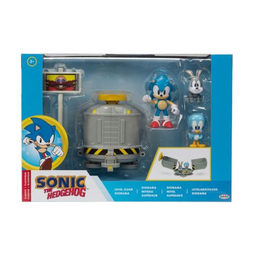 Set De Juego Sonic Diorama Level Clear