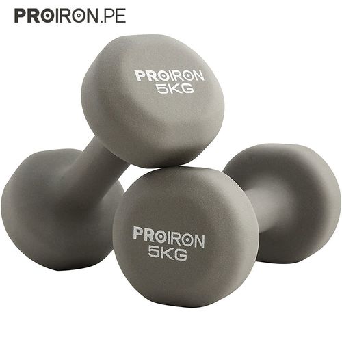 Par de mancuernas de neopreno PROIRON de 5KG