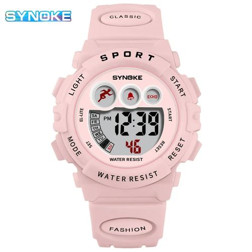 Reloj Digital para Niño Synoke - Rosa