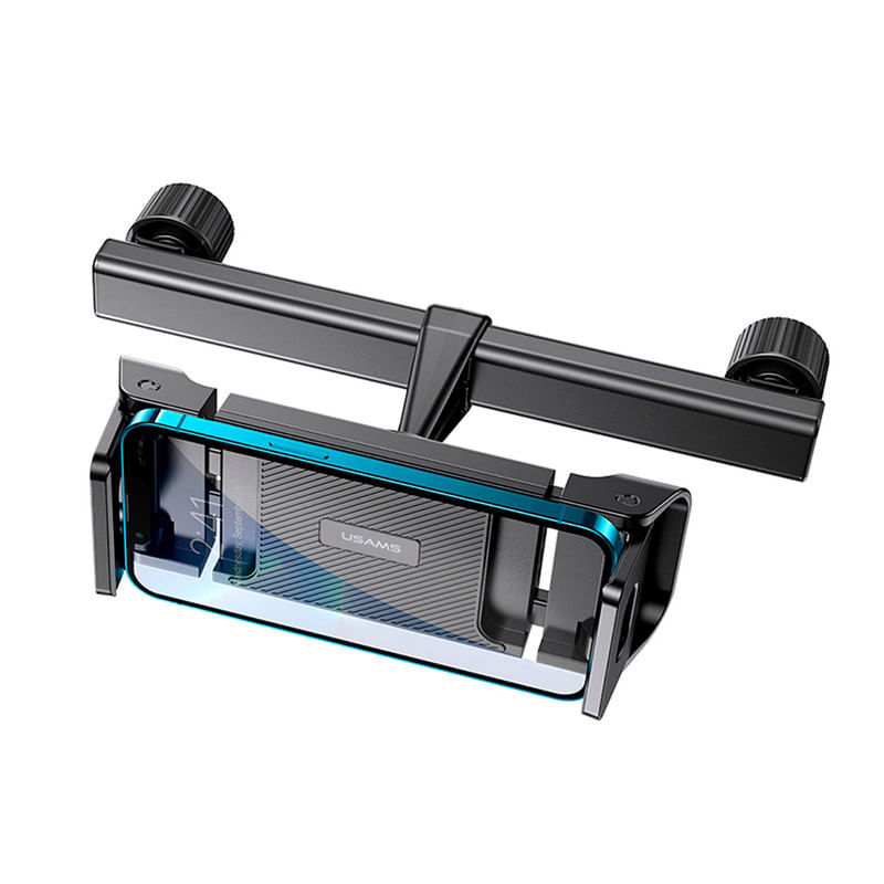 Soporte-Celular-Tablet-Asiento-Auto-Negro