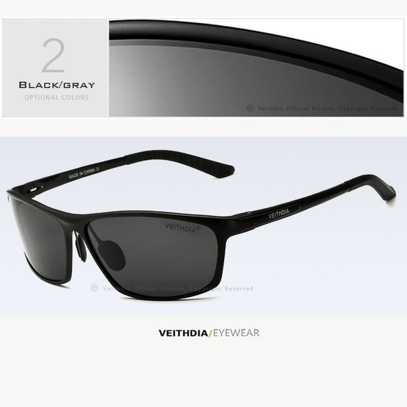 Lentes-de-Sol-VEITHDIA-Racer---Polarizados---UV400---Negro