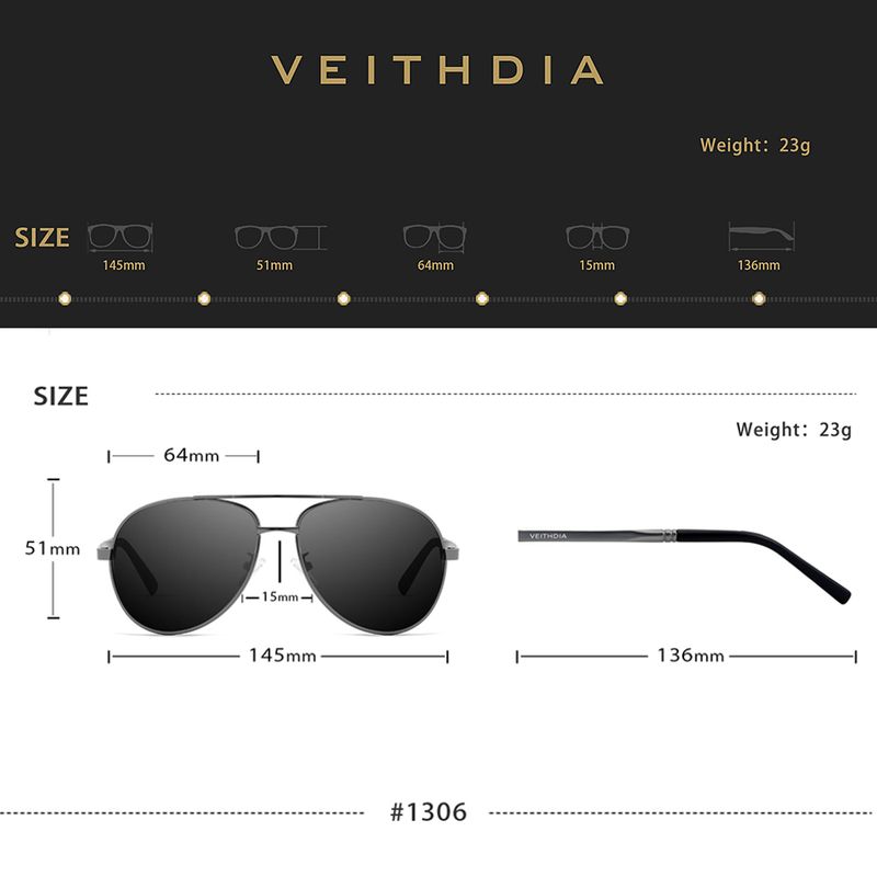 Lentes-de-Sol-VEITHDIA-Flyer---Polarizados---UV400---Dorado