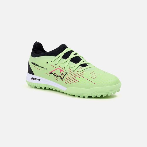 Zapatillas New Athletic Football Agipro84 Verde Pastel Con Negro Para Niño