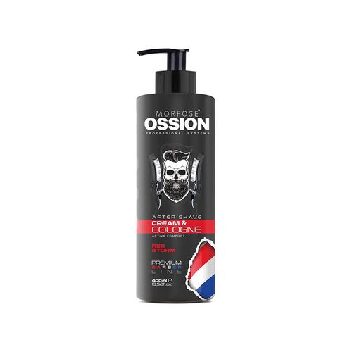 Crema&Colonia AfterShave  "Red Storm" Línea Premium Barbería 400ml OSSION