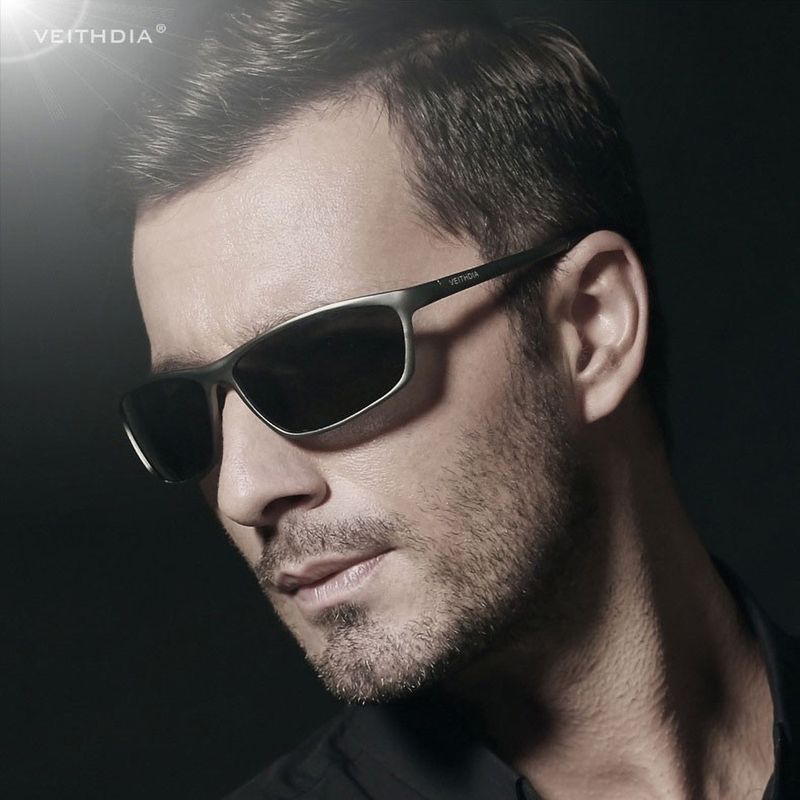 Lentes-de-Sol-VEITHDIA-Racer---Polarizados---UV400---Gris