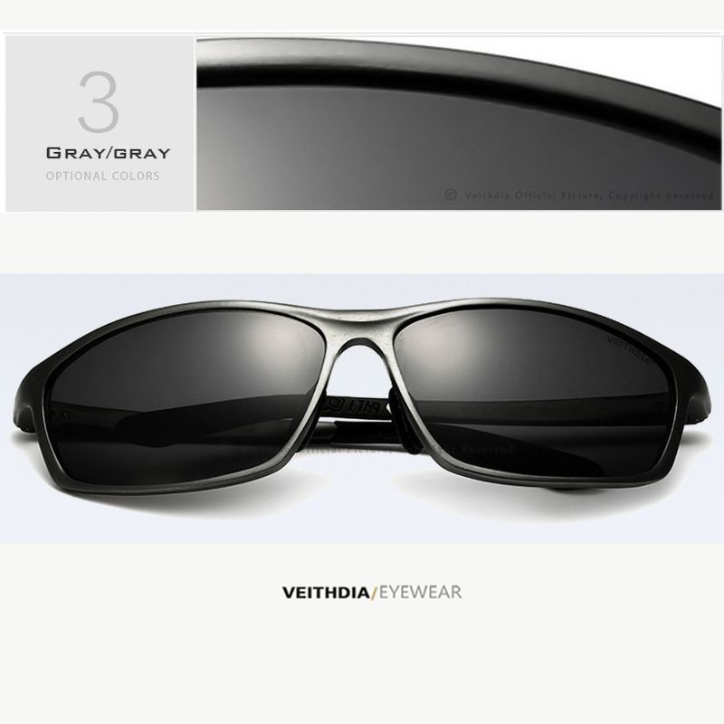 Lentes-de-Sol-VEITHDIA-Racer---Polarizados---UV400---Gris