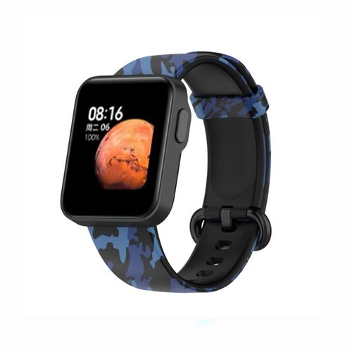 Correa de Silicona Para Xiaomi Watch 2 Lite - Camuflado Azul