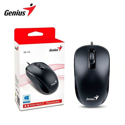 Mouse Genius DX-110 USB Óptico 1000 Dpi - Negro