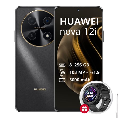 HUAWEI nova 12i 8+256 GB Negro + GT Cyber