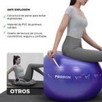 Pelota-de-yoga-PROIRON-de-65cm---Celeste