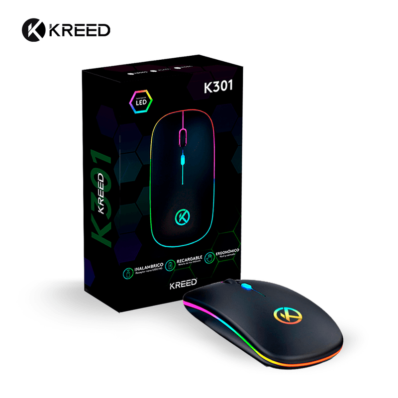 Mouse-RGB-Inalambrico-recargable-24G---Rosa-gold